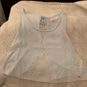 pending a&f blue top